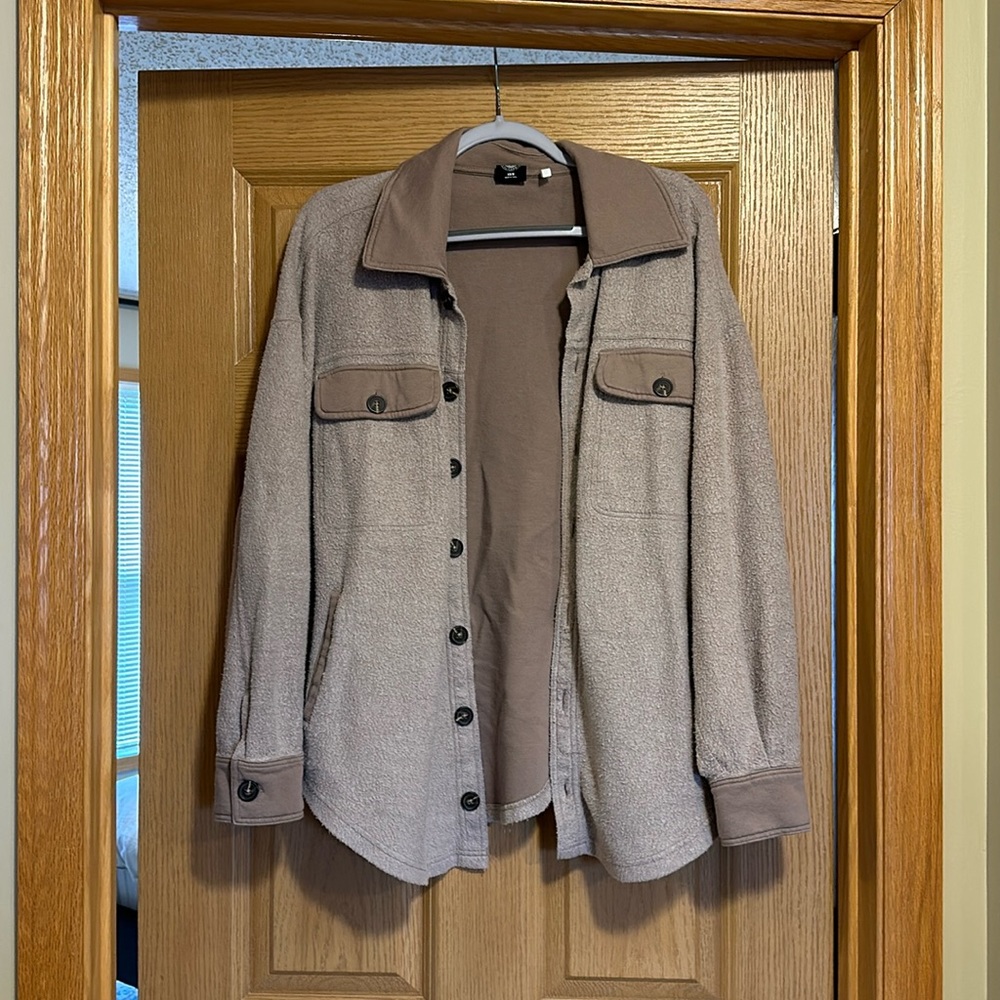 PacSun mauve shacket
